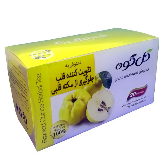 دمنوش کیسه ای به معطر گلکوه  بسته ۲۰ عددی